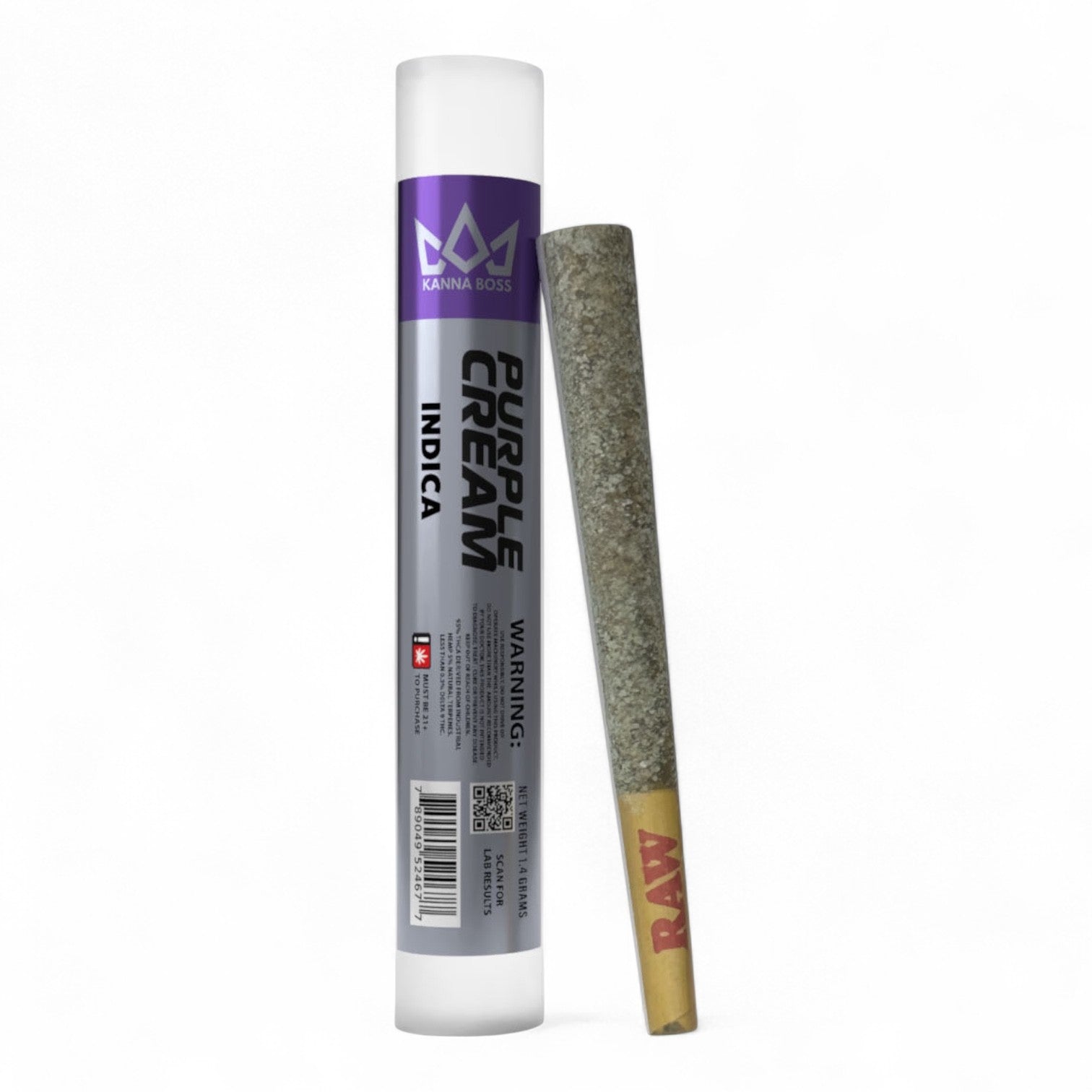 1.5 GRAM PRE-ROLL PURPLE CREAM THC-A